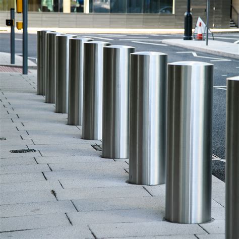 impact tested shallow mount bollards|ameristar ultra shallow mount bollards.